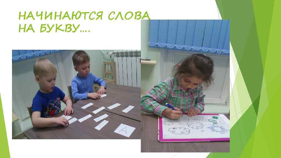 НАЧИНАЮТСЯ СЛОВА НА БУКВУ…. 