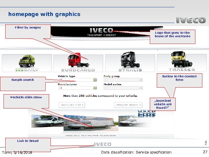 homepage with graphics Filter by images Logo that goes to the home of the