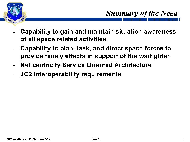 space warfare strategy principles and policy