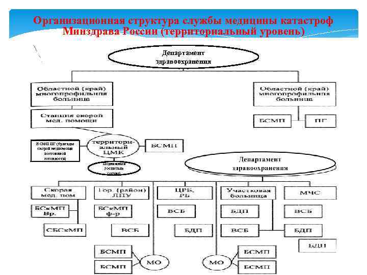 Организационная структура службы