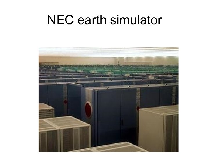 NEC earth simulator 