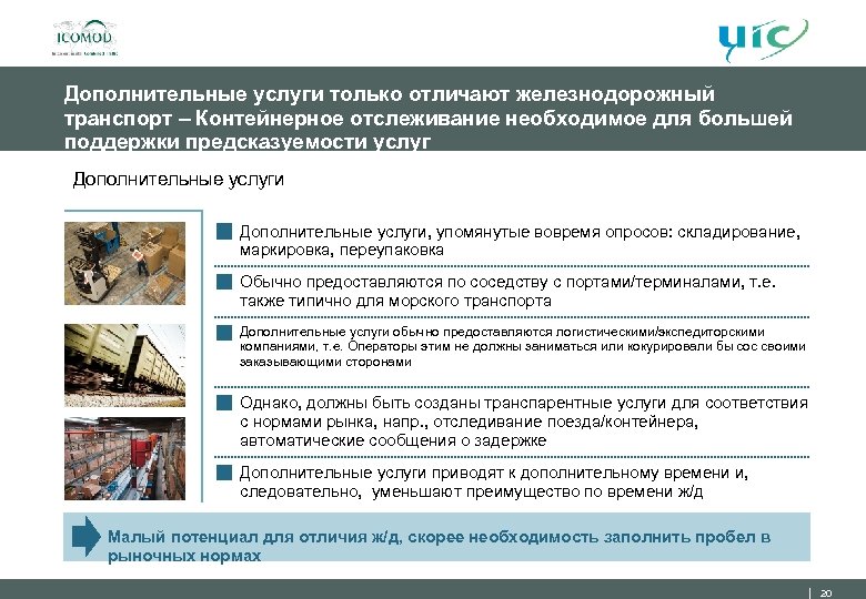 Дополнительные услуги только отличают железнодорожный транспорт – Контейнерное отслеживание необходимое для большей поддержки предсказуемости