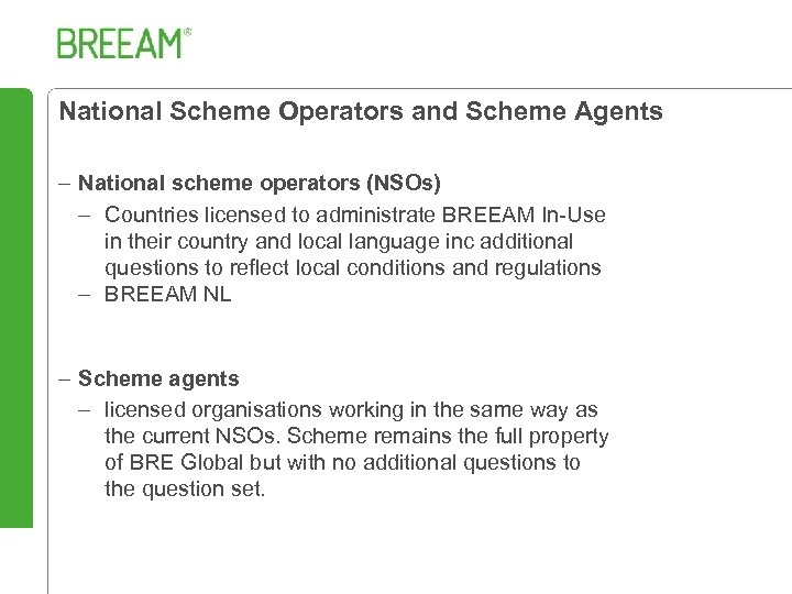 National Scheme Operators and Scheme Agents – National scheme operators (NSOs) – Countries licensed