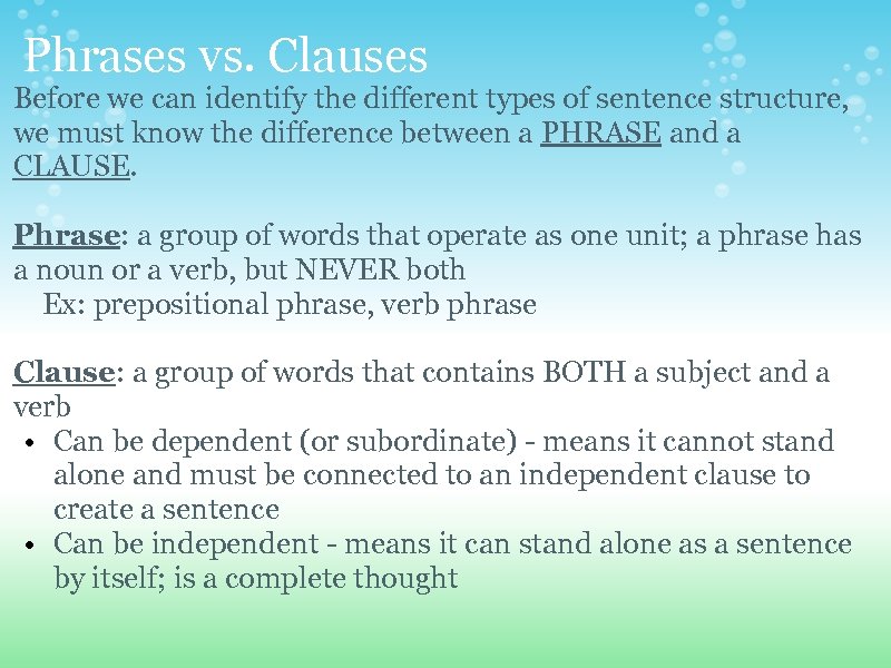 image-result-for-difference-between-sentences-phrases-and-clauses-adverbial-phrases-phrase