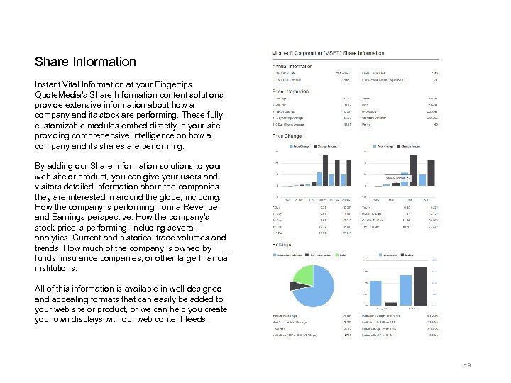 Share Information Instant Vital Information at your Fingertips Quote. Media's Share Information content solutions