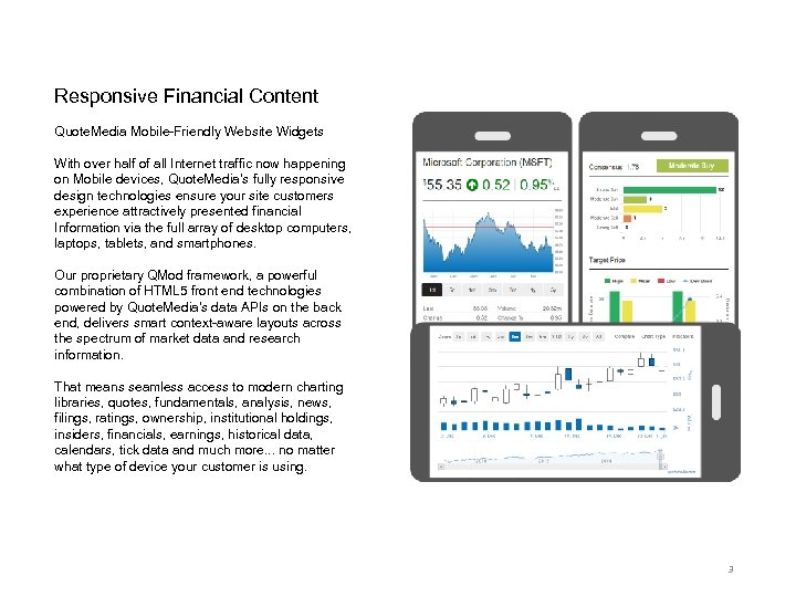Responsive Financial Content Quote. Media Mobile-Friendly Website Widgets With over half of all Internet
