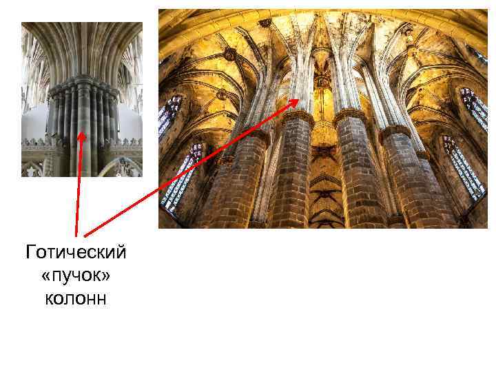 Готический «пучок» колонн 