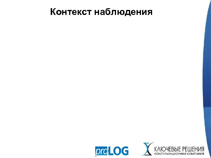 Контекст наблюдения 
