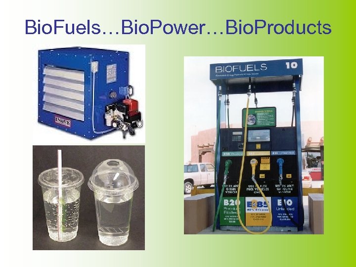 Bio. Fuels…Bio. Power…Bio. Products 