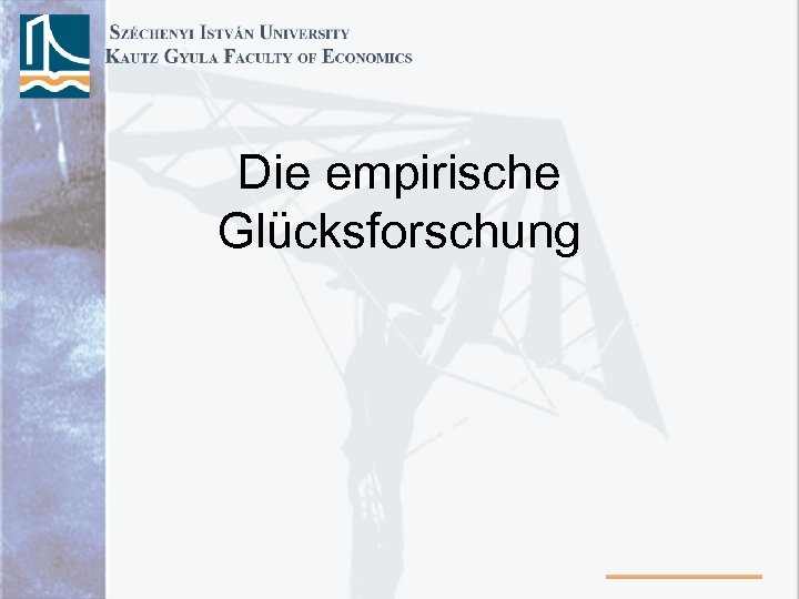 Die empirische Glücksforschung 