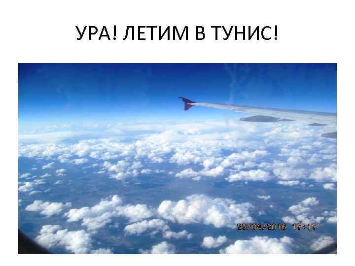 УРА! ЛЕТИМ В ТУНИС! 