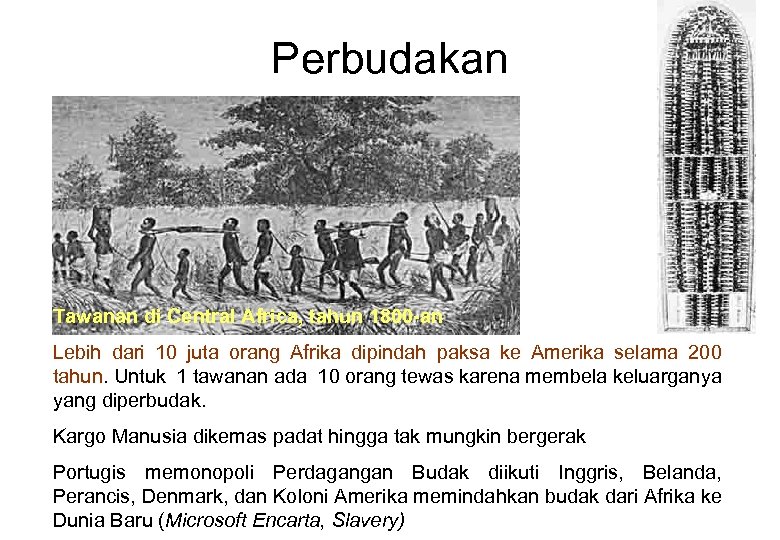 Perbudakan Tawanan di Central Africa, tahun 1800 -an Lebih dari 10 juta orang Afrika