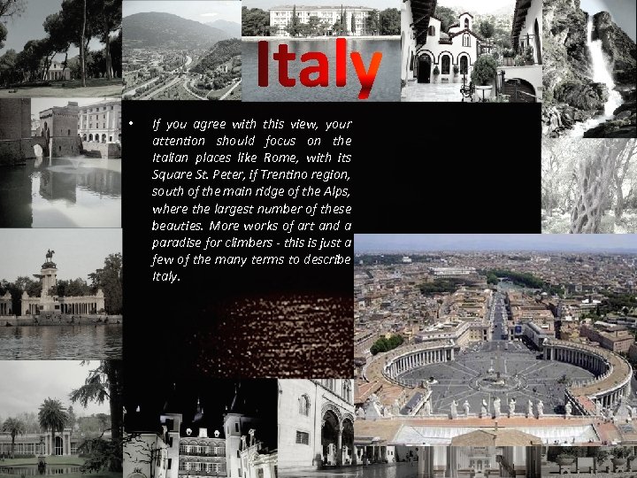  • If you agree with this view, your attention should focus on the