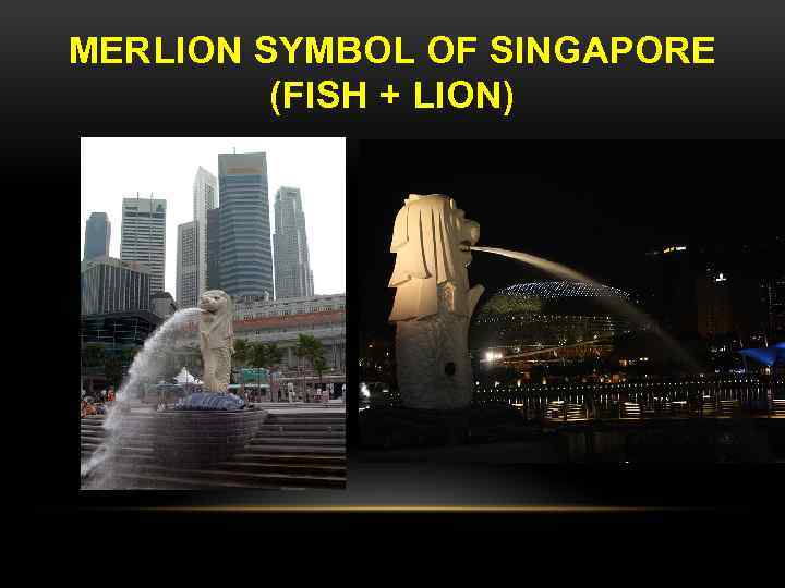 MERLION SYMBOL OF SINGAPORE (FISH + LION) 