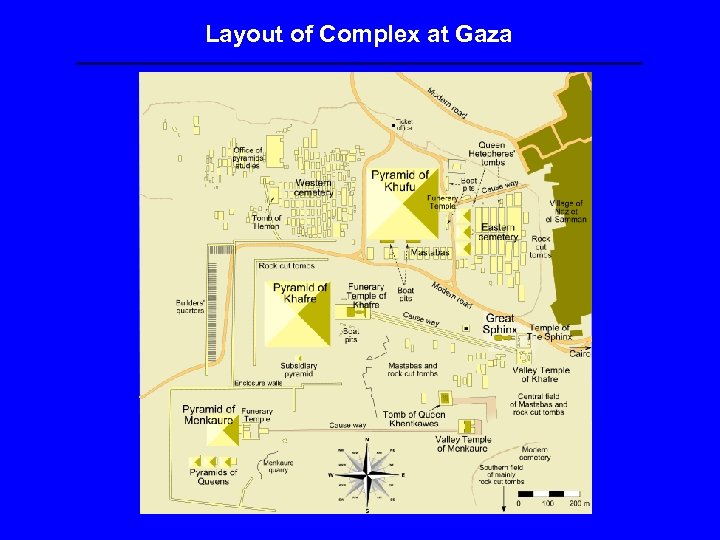 Layout of Complex at Gaza 