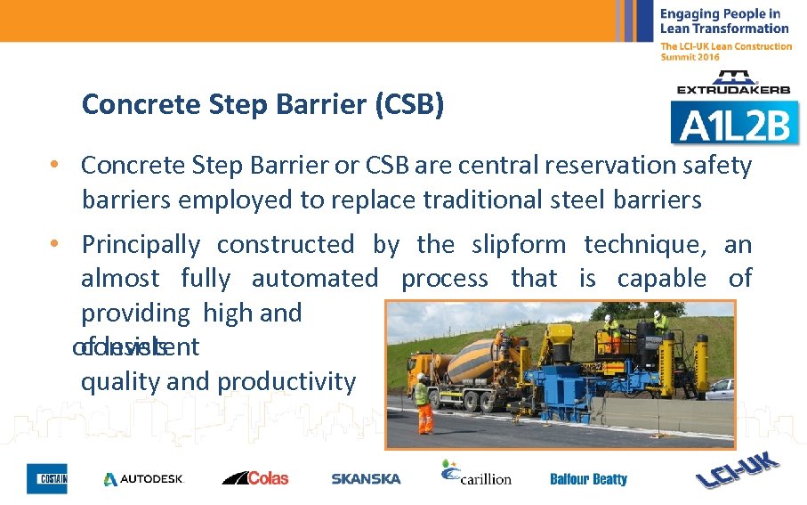 Concrete Step Barrier (CSB) • Concrete Step Barrier or CSB are central reservation safety