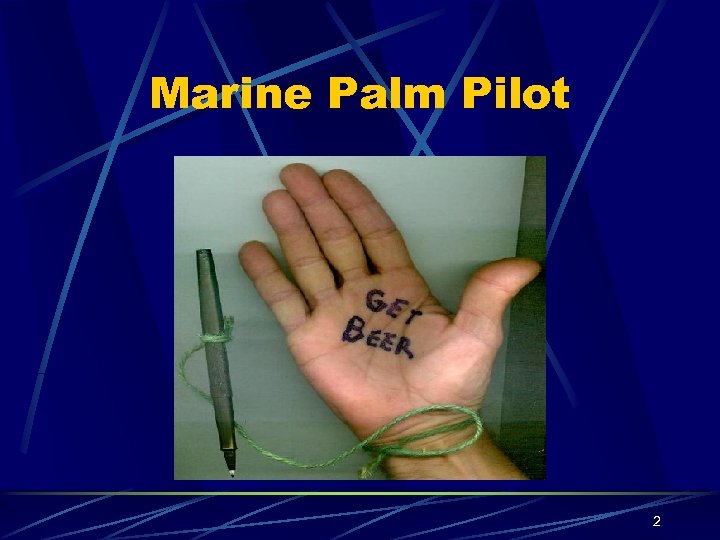 Marine Palm Pilot 2 