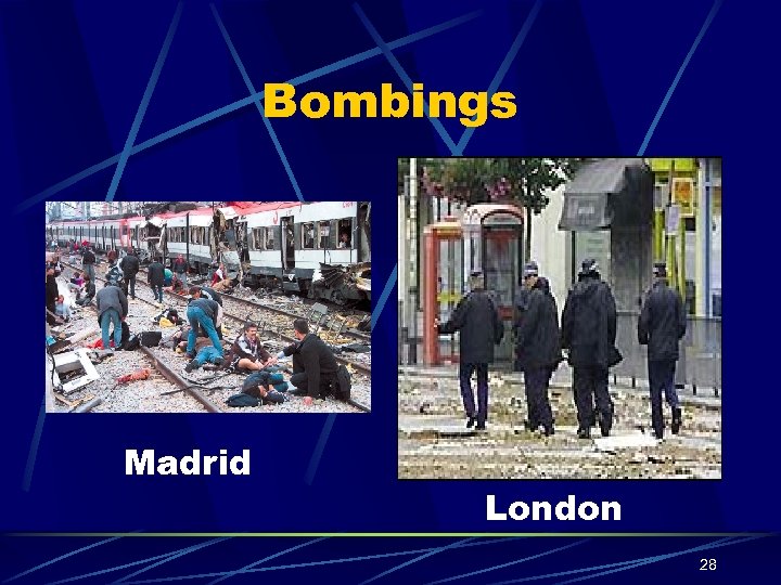 Bombings Madrid London 28 