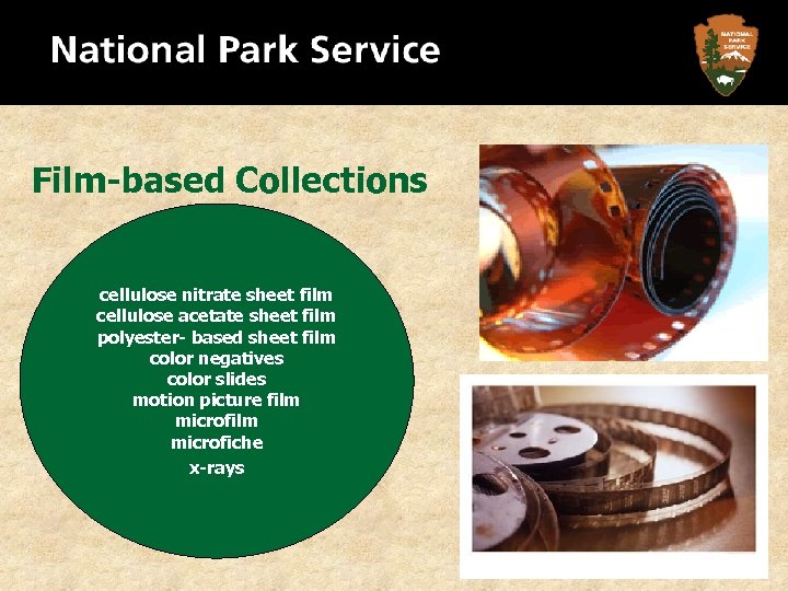 Film-based Collections cellulose nitrate sheet film cellulose acetate sheet film polyester- based sheet film