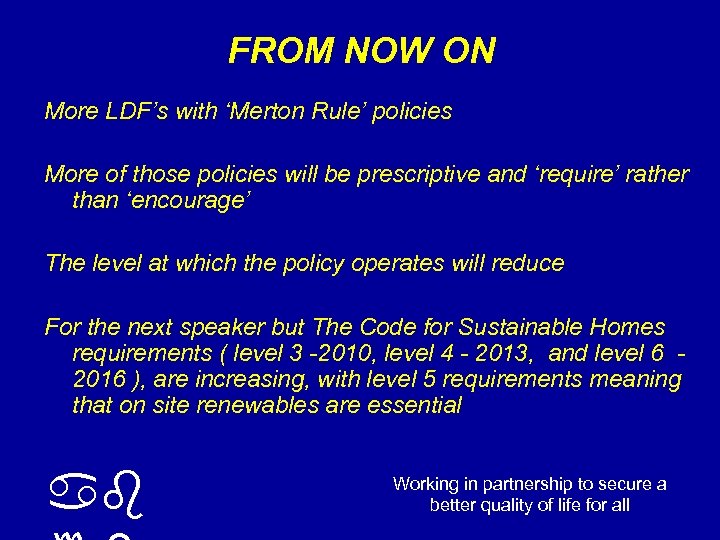 FROM NOW ON More LDF’s with ‘Merton Rule’ policies More of those policies will