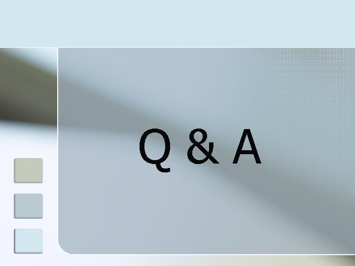 Q&A 