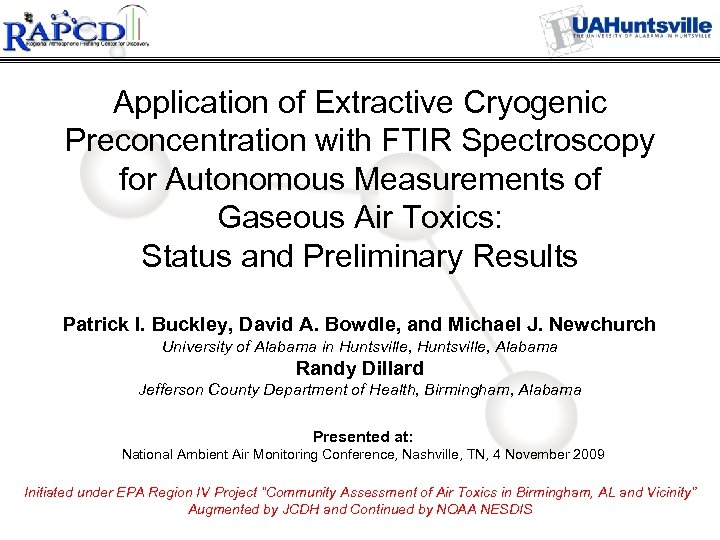 Application of Extractive Cryogenic Preconcentration with FTIR Spectroscopy for Autonomous Measurements of Gaseous Air