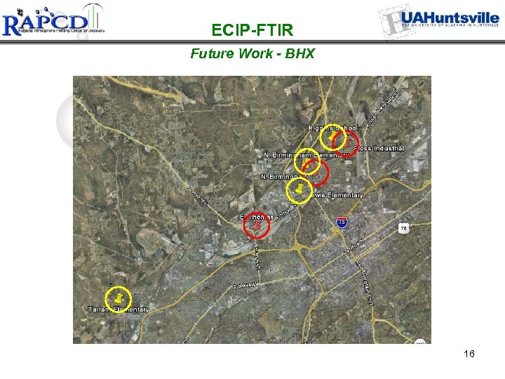 ECIP-FTIR Future Work - BHX 16 