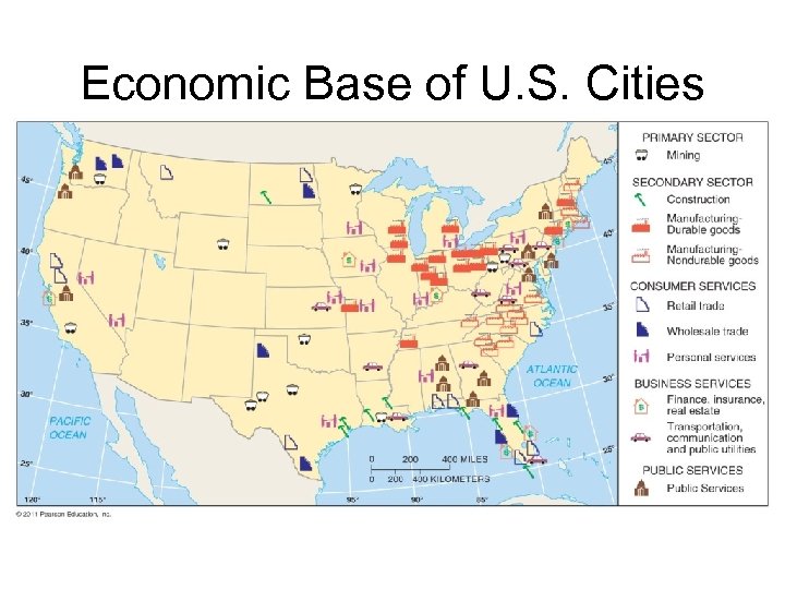 Economic Base of U. S. Cities 