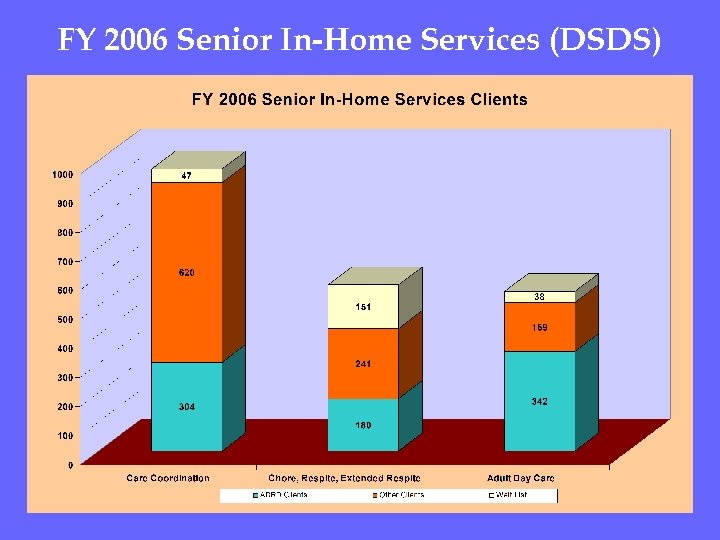 FY 2006 Senior In-Home Services (DSDS) 