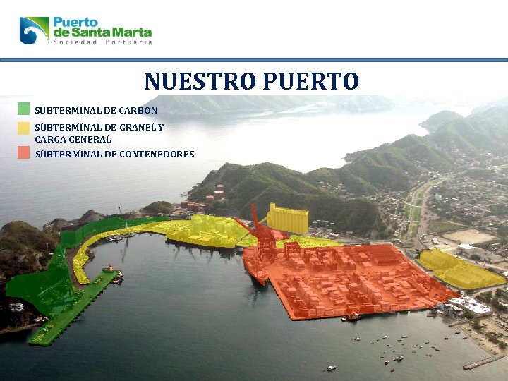 NUESTRO PUERTO SUBTERMINAL DE CARBON SUBTERMINAL DE GRANEL Y CARGA GENERAL SUBTERMINAL DE CONTENEDORES