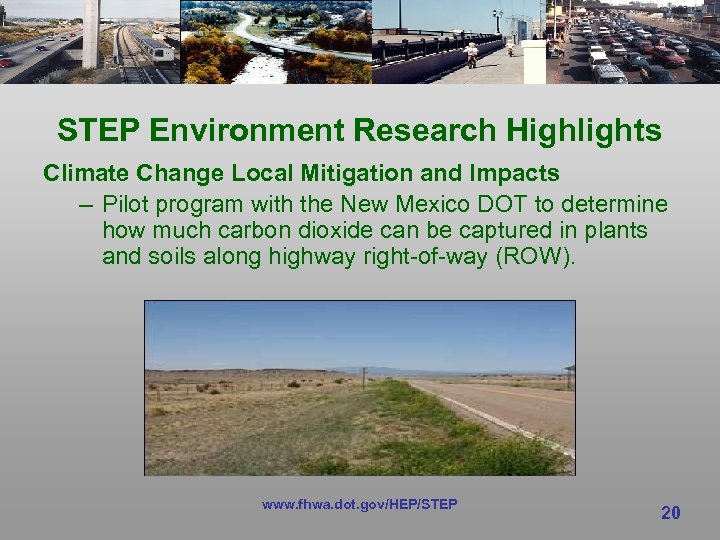 STEP Environment Research Highlights Climate Change Local Mitigation and Impacts – Pilot program with