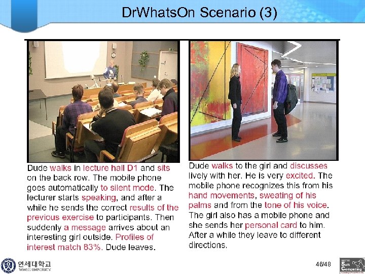 Dr. Whats. On Scenario (3) 46/48 