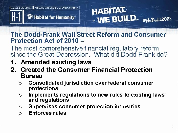 The Dodd-Frank Wall Street Reform and Consumer Protection Act of 2010 = The most