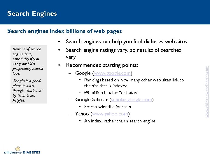 Search Engines Beware of search engine bias, especially if you use your ISPs proprietary