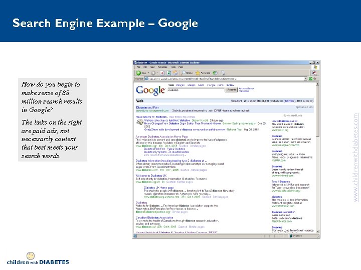 How do you begin to make sense of 88 million search results in Google?