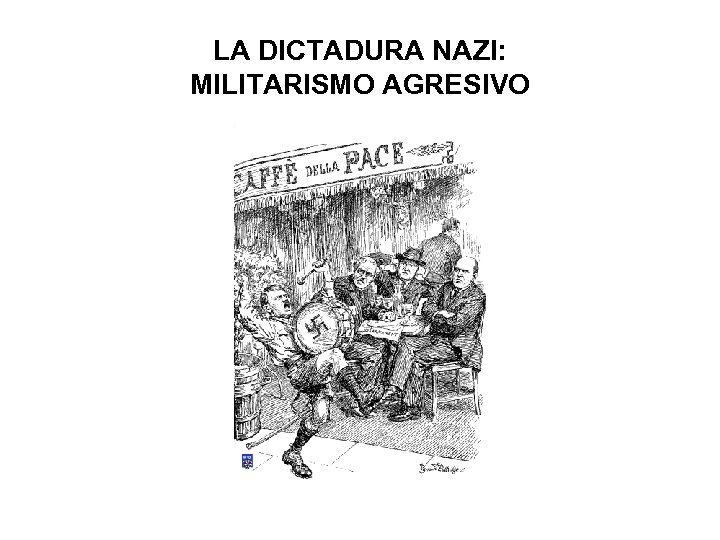 LA DICTADURA NAZI: MILITARISMO AGRESIVO 