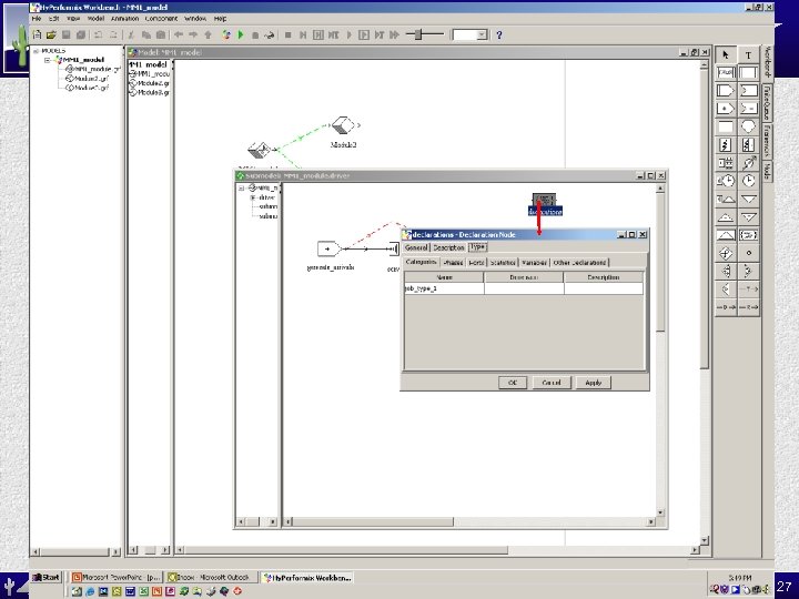 ASU MAT 591: Opportunities in Industry SES Workbench Model 27 