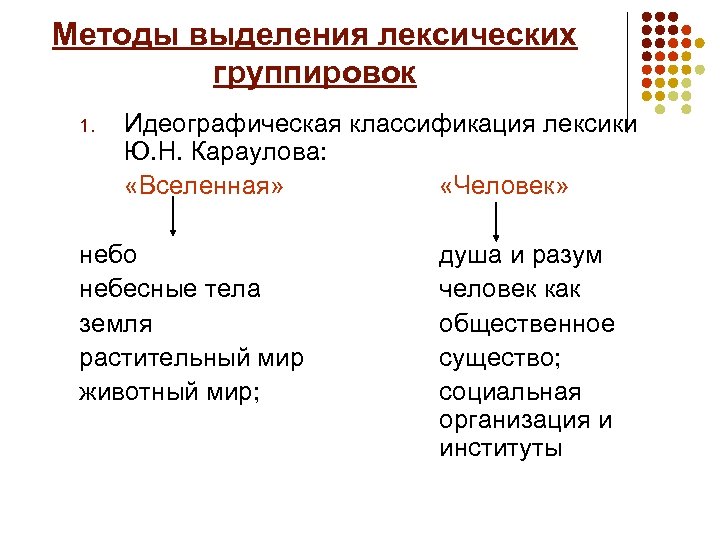 Лексическая группировка. Лексическое классификация. Лексические группировки. Виды лексических групп. Идеографическую классификацию.