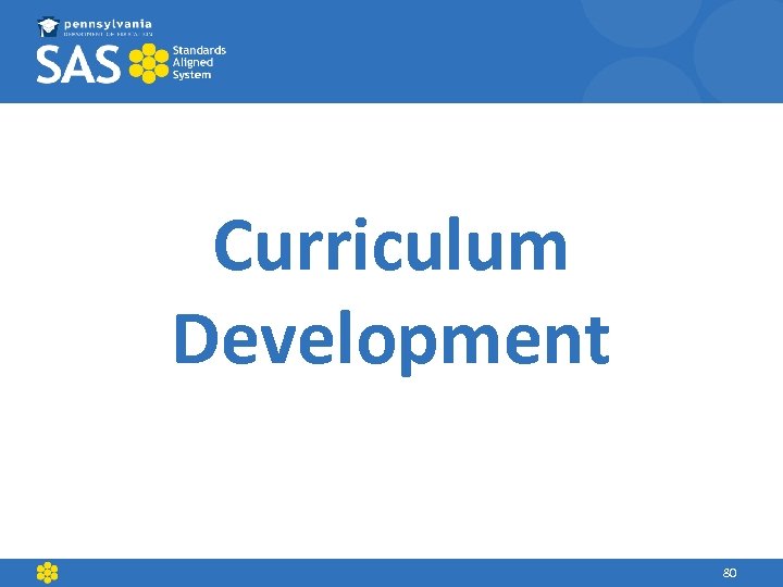 Curriculum Development 80 