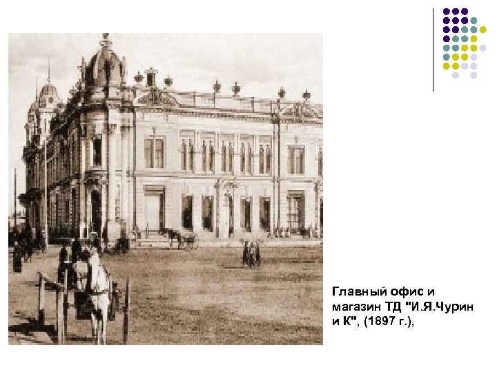 Главный офис и магазин ТД "И. Я. Чурин и К", (1897 г. ), 