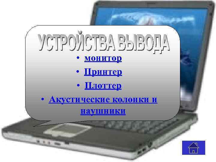  • монитор • Принтер • Плоттер • Акустические колонки и наушники 