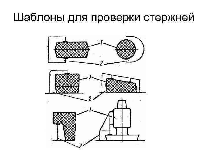 Шаблоны для проверки стержней 