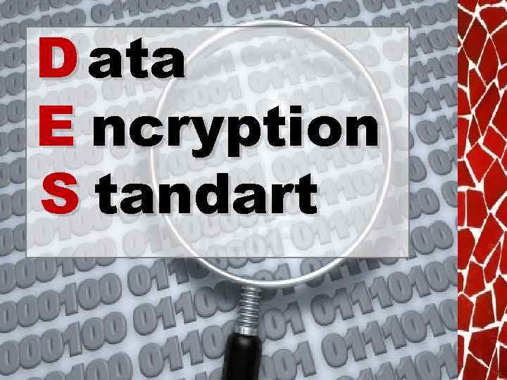 D ata E ncryption S tandart 