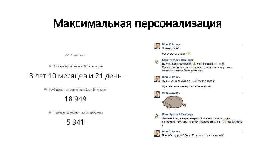 Максимальная персонализация 