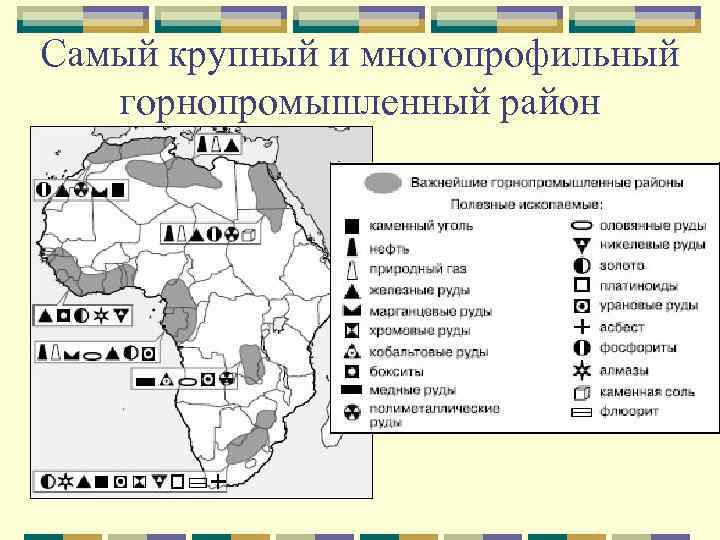 Ископаемые восточной африки. Промышленность Африки карта. Минеральные ресурсы Африки карта. Природные ресурсы Африки 7 класс. Природные ресурсы Африки 11 класс.