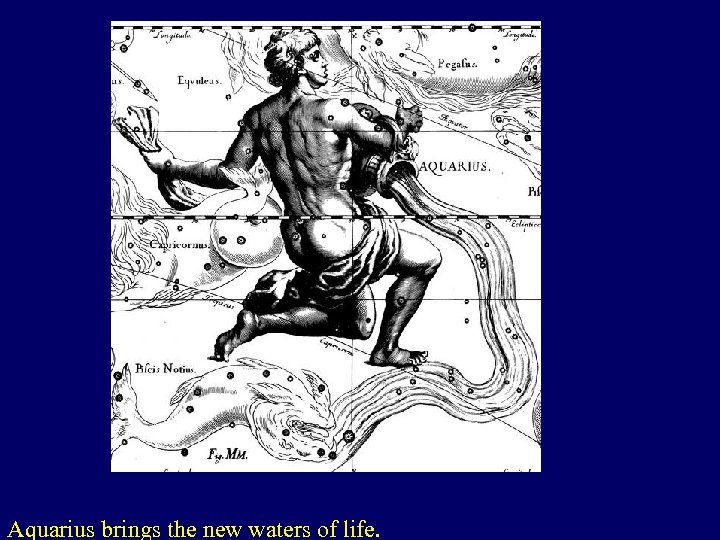 Aquarius brings the new waters of life. 