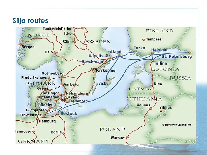Silja routes 