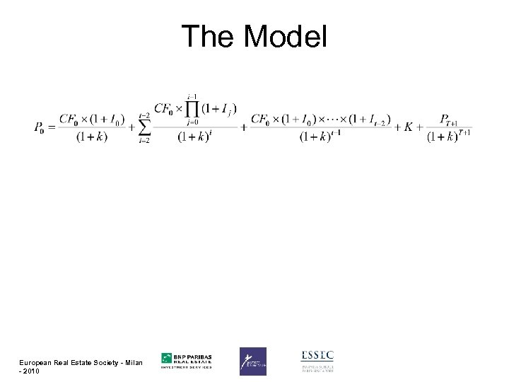 The Model European Real Estate Society - Milan - 2010 