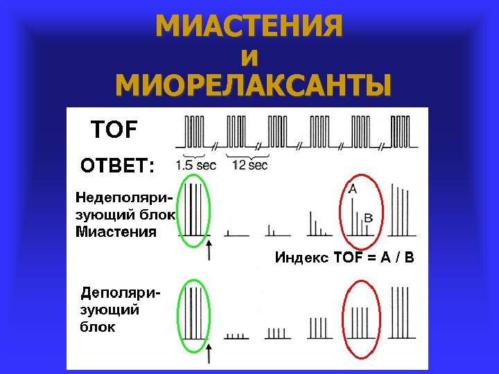 МИАСТЕНИЯ и МИОРЕЛАКСАНТЫ 