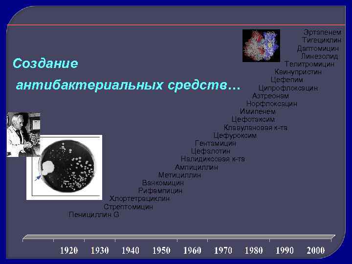 Эртапенем Тигециклин Даптомицин Линезолид Телитромицин Квинупристин Цефепим Ципрофлоксацин Азтреонам Норфлоксацин Имипенем Цефотаксим Клавулановая к-та